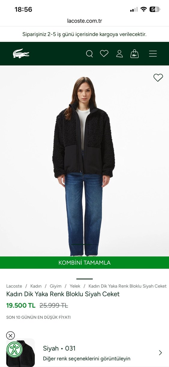 Lacoste Kadın Ceket Mont - Görsel 5