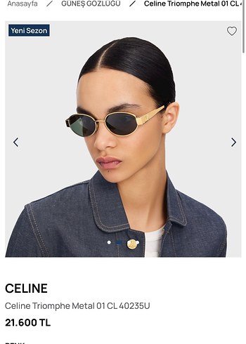 Celine Celine Kadın Güneş Gözlüğü orijinal