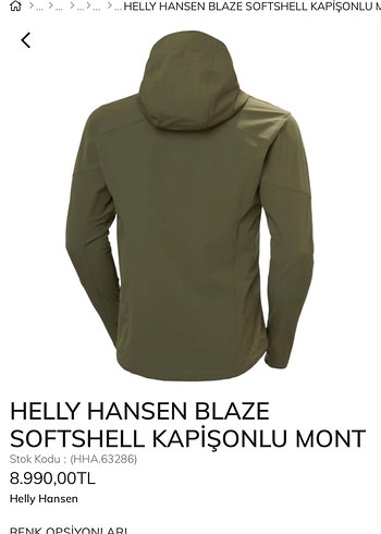 Beymen Club Helly Hansen Khaki Kapüşonlu Softshell Mont