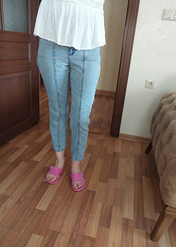 oxxo marka Rahat Kesim Kadın Kot Pantolon - Görsel 4