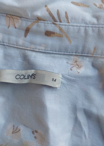 COLIY'S Bej Baskılı Pamuklu Gömlek - Görsel 2