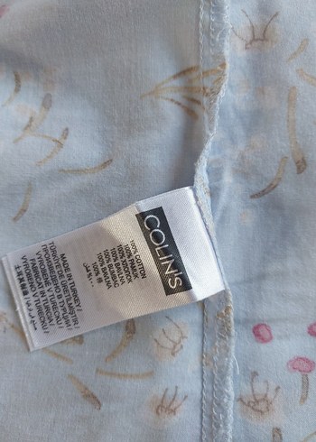 COLIY'S Bej Baskılı Pamuklu Gömlek - Görsel 5