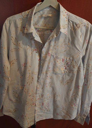 COLIY'S Bej Baskılı Pamuklu Gömlek - Görsel 3