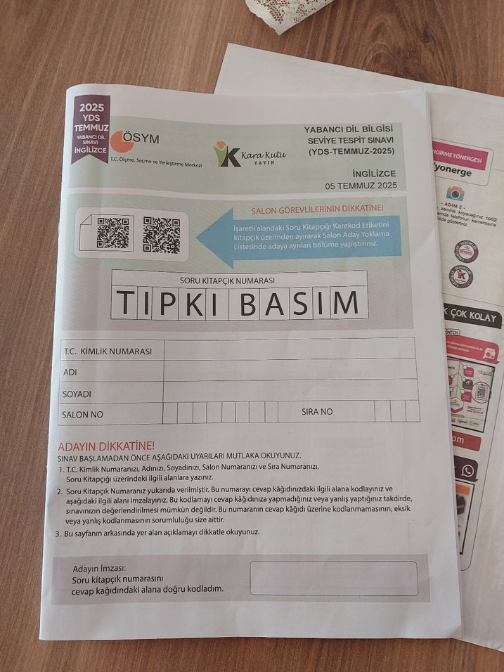 YDS İngilizce Yabancı Dil Sınavı 12 Fasikül Deneme - Görsel 3