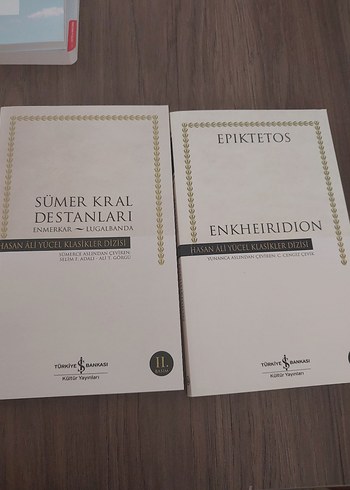 Sümer Kral Destanları ve Epiktetos Enkheiridion Kitapları