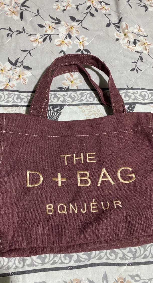 Bordo Baskılı Bohem Kadın Çanta - Görsel 3