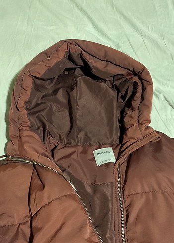 Bershka Kahverengi Düğmeli Kadın mont - Görsel 3