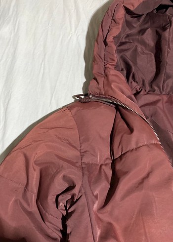 Bershka Kahverengi Düğmeli Kadın mont - Görsel 4