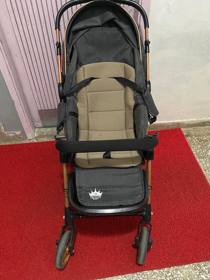 Gri Bebek Arabası - Görsel 2