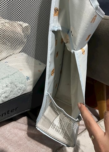 Gri Leopar Desenli Bebek Çantası - Görsel 2