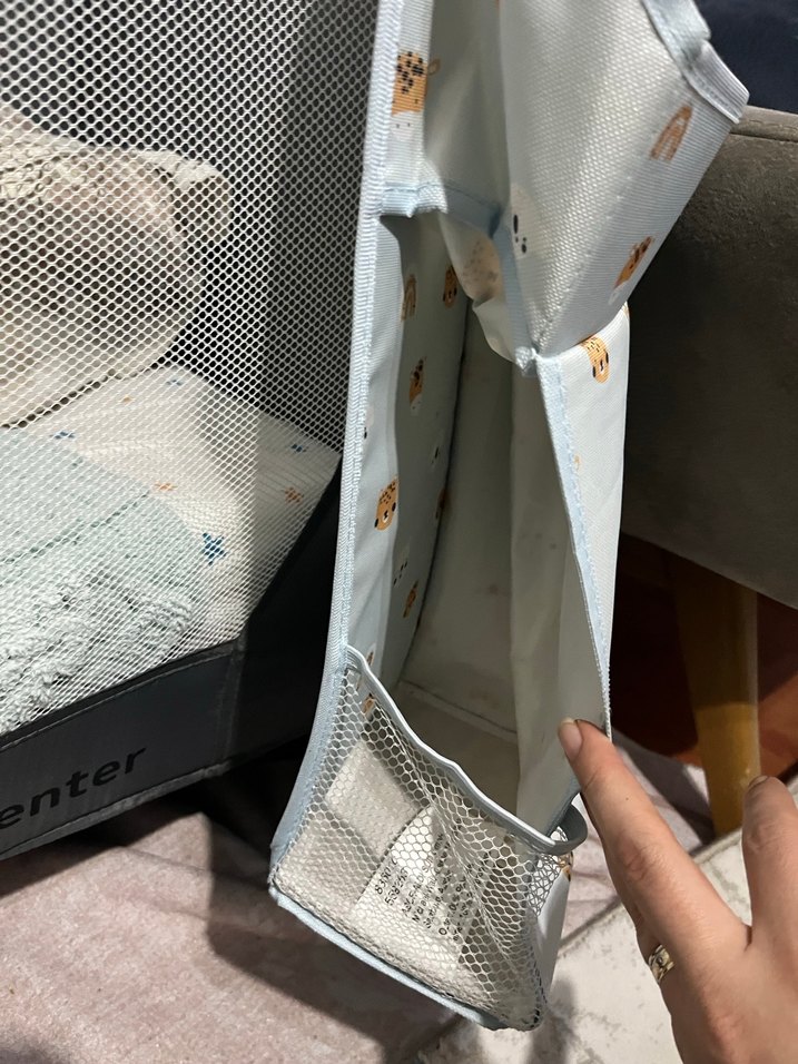 Gri Leopar Desenli Bebek Çantası - Görsel 2