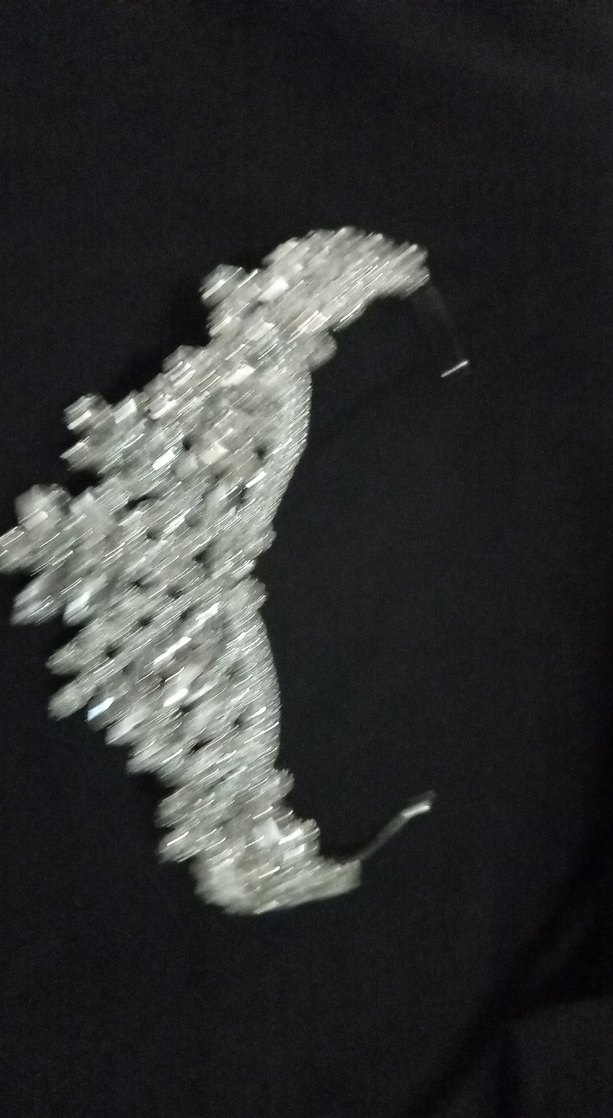 Beyaz Parlak Taşlı Klasik Gelin Tacı - Görsel 5