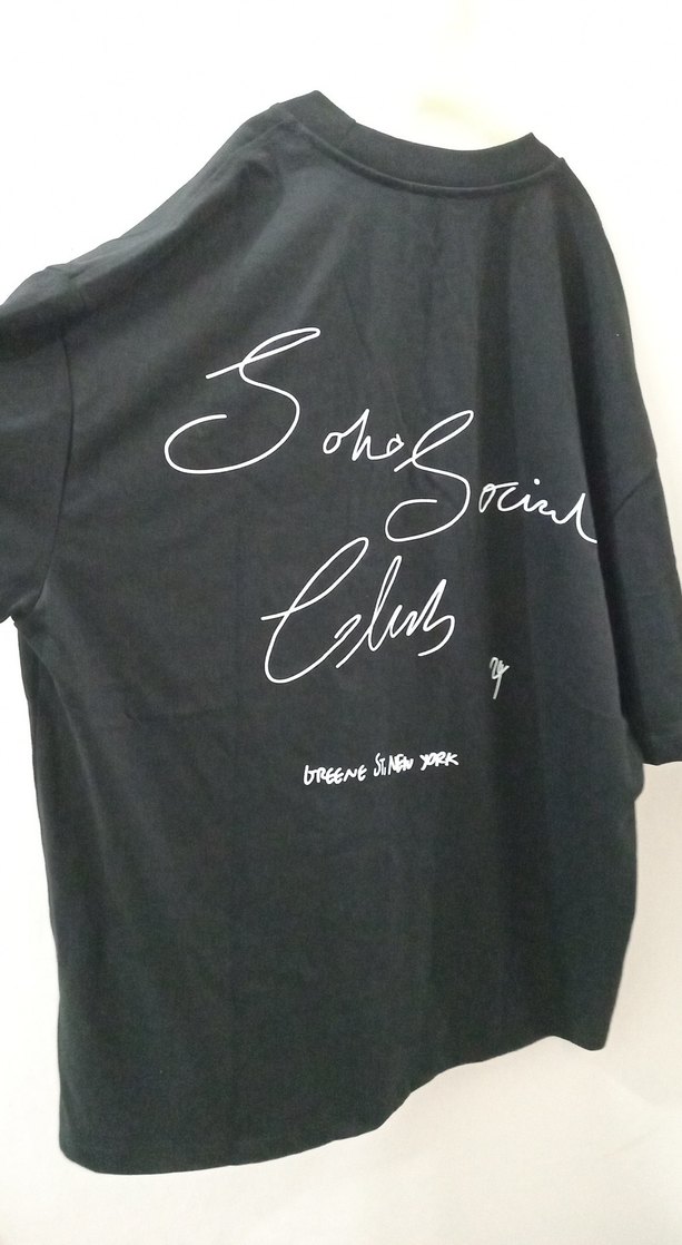 Siyah Erkek Oversize Pamuklu Tişört - Görsel 5