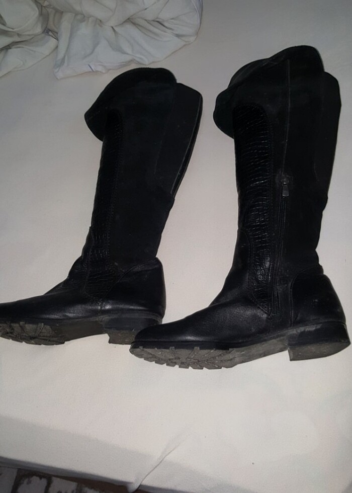 Uzun fermuarli cizme - Görsel 2