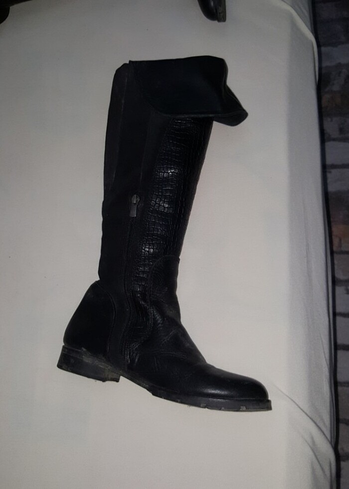 Uzun fermuarli cizme - Görsel 5