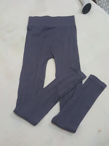 Ürün sıfırdır  L beden olmadığı için satıyorum  fitilli tayt - Görsel 3