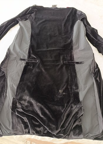 Siyah Gotik Uzun Kollu Hamile Tunik - Görsel 8