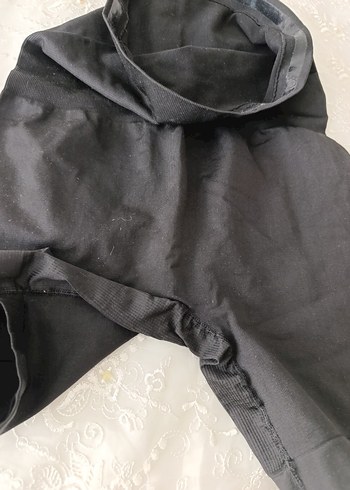 Esnek Siyah Hamile Taytı - Görsel 5