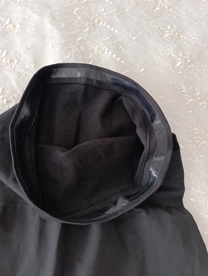 Esnek Siyah Hamile Taytı - Görsel 4