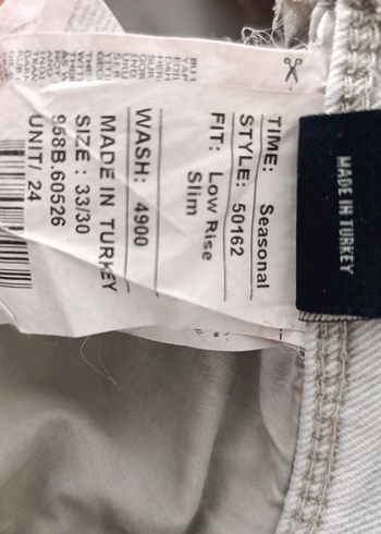 Gri Erkek Keten Normal Kesim Pantolon - Görsel 10