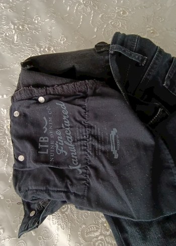 Kadın Lacivert Midi Denim Pantolon - Görsel 5