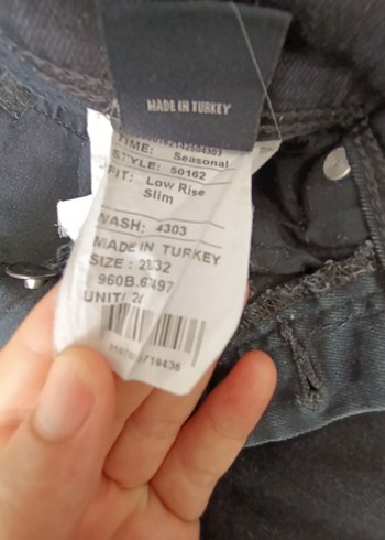 Kadın Lacivert Midi Denim Pantolon - Görsel 9