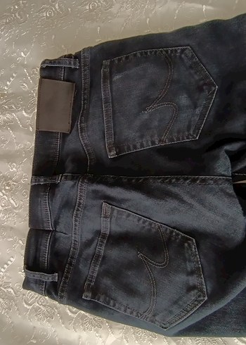 Kadın Lacivert Midi Denim Pantolon - Görsel 6