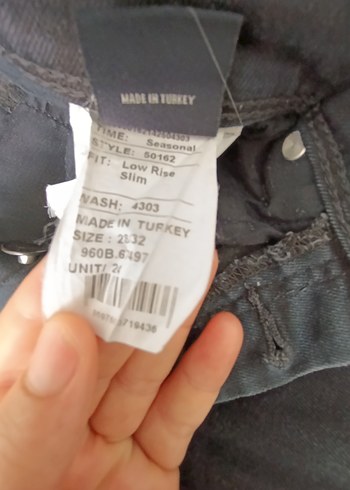 Kadın Lacivert Midi Denim Pantolon - Görsel 8