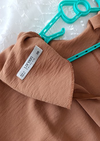 Bej Bol Kesim Midi Hamile Tunik - Görsel 10