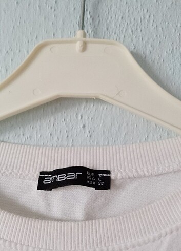 l Beden beyaz Renk Sweatshirt