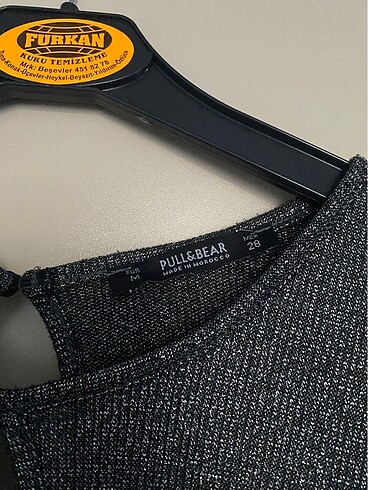 m Beden Pull&Bear Simli Kısa Elbise