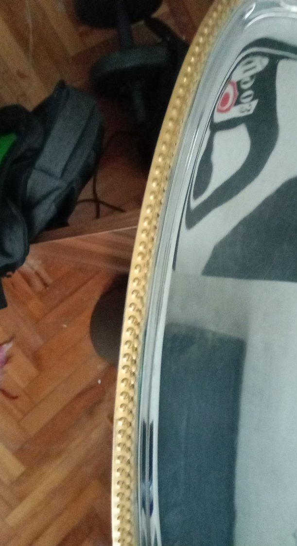 Altın Renk Parlak Kulplu Tepsi - Görsel 3