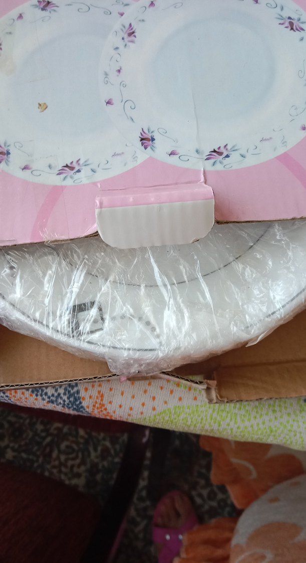 Pembe Pastel Renkli Opal Cam Tabak - Görsel 5