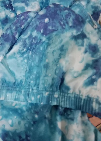 Mavi Bağlama Desenli Uzun Kollu mayo - Görsel 5