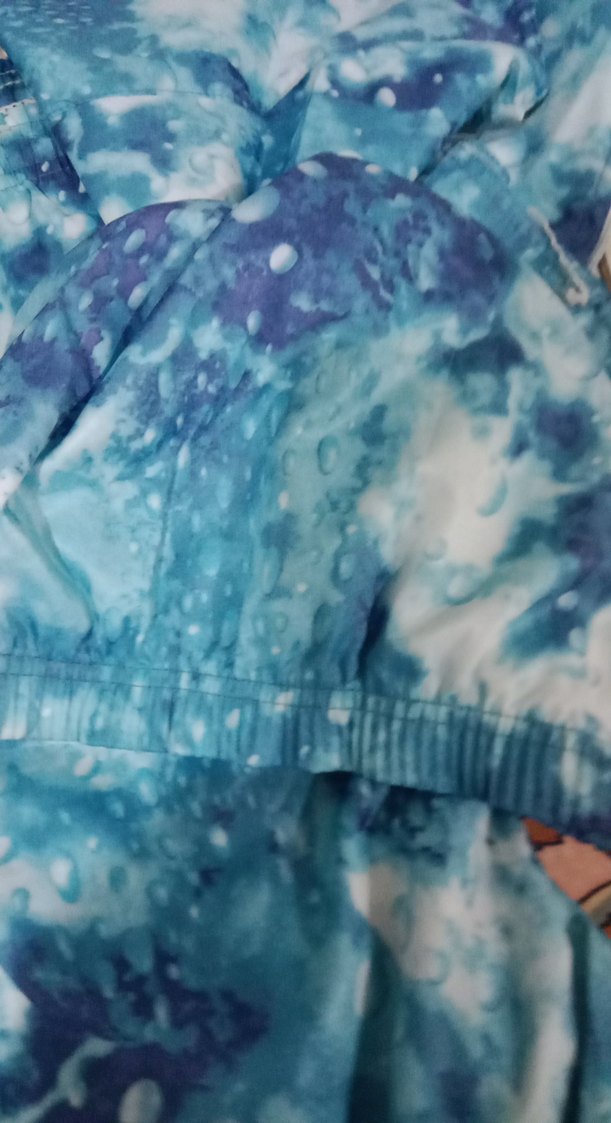 Mavi Bağlama Desenli Uzun Kollu mayo - Görsel 5