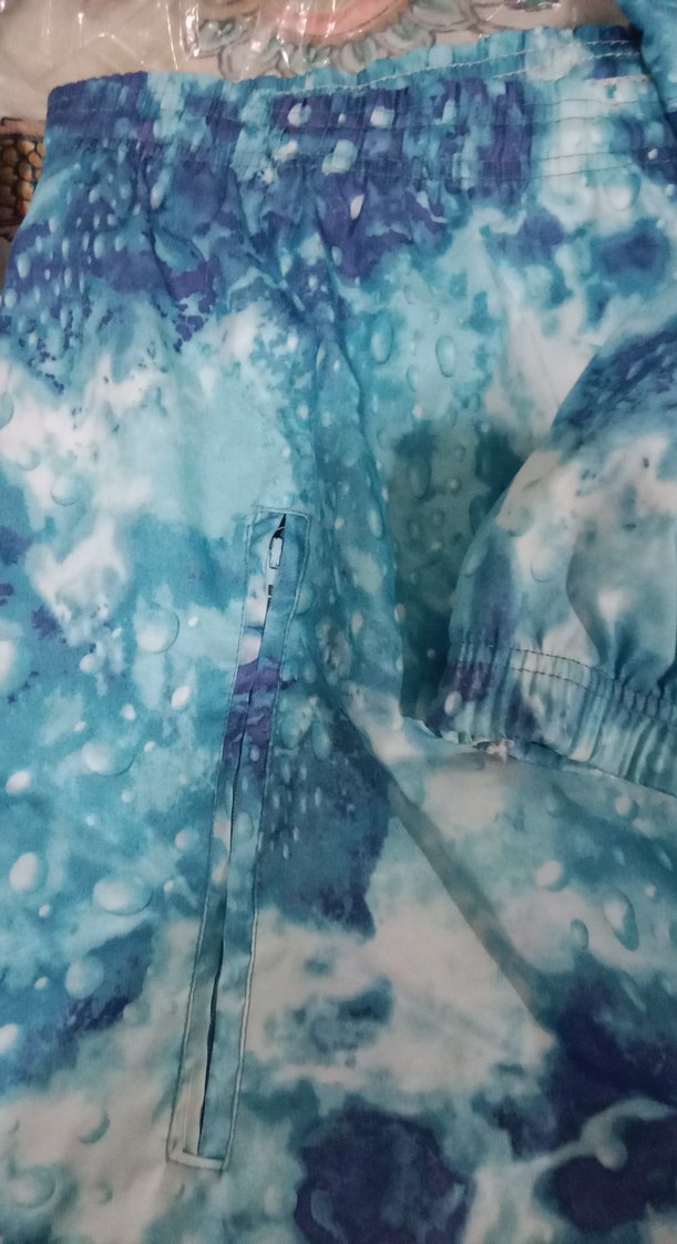 Mavi Bağlama Desenli Uzun Kollu mayo - Görsel 4