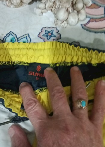 Erkek Bağcıklı Tie-Dye Şort - Görsel 6