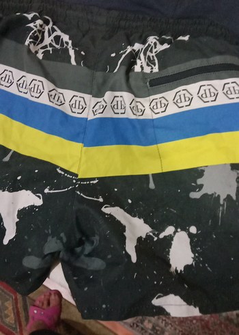 Erkek Bağcıklı Tie-Dye Şort - Görsel 9