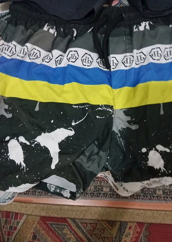 Erkek Bağcıklı Tie-Dye Şort - Görsel 3