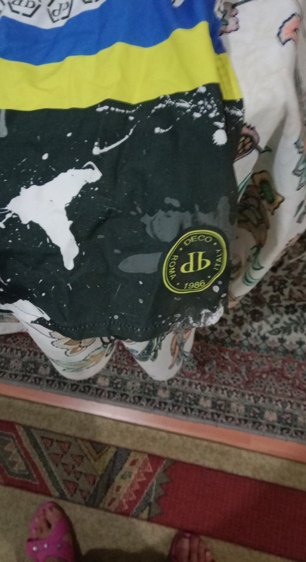 Erkek Bağcıklı Tie-Dye Şort - Görsel 4