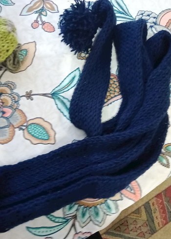 Çocuk Örgü Bere ve Atkı Seti - Görsel 3