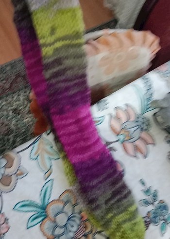 Çocuk Örgü Bere ve Atkı Seti - Görsel 2