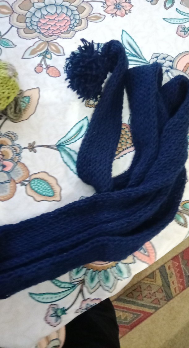 Çocuk Örgü Bere ve Atkı Seti - Görsel 3