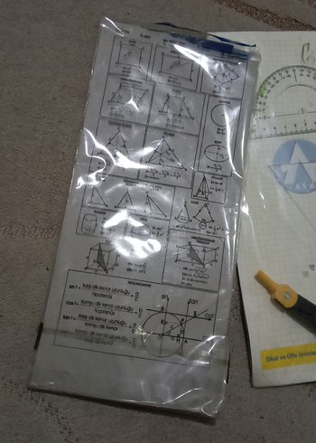 Okul için 6 parçalı geometrik çizim seti - Görsel 3