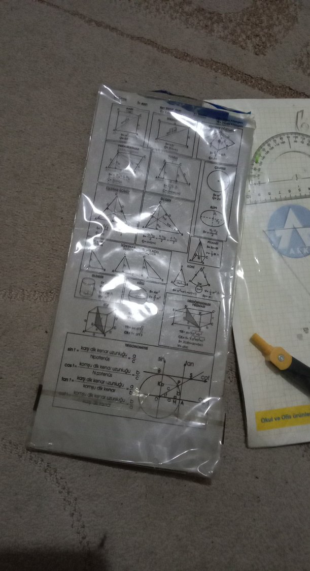 Okul için 6 parçalı geometrik çizim seti - Görsel 3