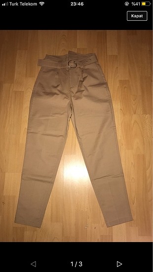 Kemerli pantolon