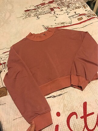 Addax Kısa crop sweatshirt
