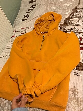 s Beden turuncu Renk Önü cepli sweatshirt