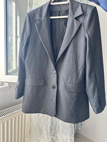 s Beden gri Renk Blazer ceket