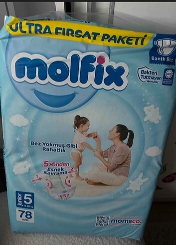 Molfix 5 numara bebek bezi